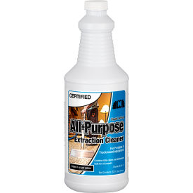 Hospeco C001-007 Nilodor Certified® All Purpose Extraction Cleaner, Quart Bottle, 12/Case image.