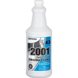 Hospeco C003-007 Nilodor Certified® 2001™ Extraction Cleaner, Quart Bottle, 12/Case image.