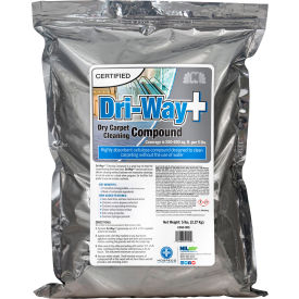 Hospeco C260-005 Nilodor Certified® Dri-Way+ Compound, Two 5 Lbs. Container, Light Citrus Scent, Brown image.