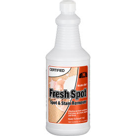 Hospeco C324-009 Nilodor Certified® Fresh Spot Liquid Spotter, Quart Bottle, Unscented, 6/Case image.