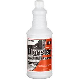 Hospeco C328-009 Nilodor Certified® Bacteria/Enzyme Digester Liquid Spotter, Quart Bottle, 6/Case image.