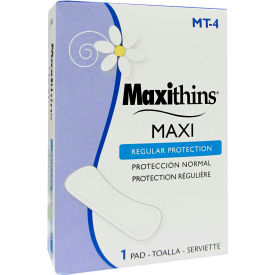 Hospeco MT-4 Hospeco Maxithins #4 Maxi Pad Vended Feminine Napkins,250/Case - MT-4 image.