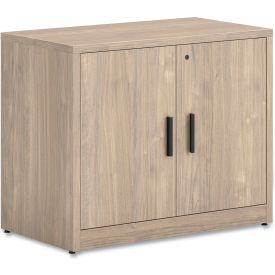 HON® 10500 Series Storage Cabinet with Doors 36"W x 20"D x 29-1/2"H Kingswood Walnut 