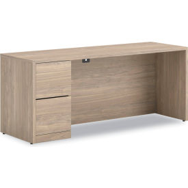 HON® 10500 Series Full Height Left Pedestal Credenza 72"W x 24"D x 29-1/2"H Walnut 
