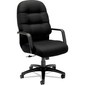 HON® Pillow-Soft 2090 Series Executive High-Back Swivel/Tilt Chair 300 lb Capacity Black