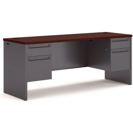 HON®38000 Series Kneespace Credenza 72"W x 24"D x 29-1/2"H Mahogany
