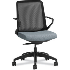 HON® Cliq Office Chair 300 lb Capacity 17" to 22"H Seat Basalt Seat Black Back Black Base 