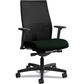 HON®Ignition 2.0 Series Mid Back Mesh Task Chair 300 lb. Capacity Fabric Black 