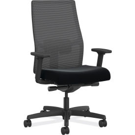 HON® Ignition 2.0 4-Way Stretch Task Chair Red Adj. Lumbar Support 17" - 21"H Seat Black 