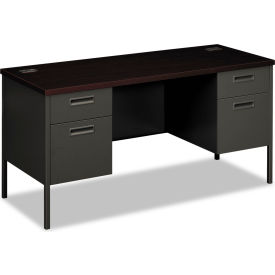 HON®Metro Series Kneespace Credenza 60"W x 24"D x 29-1/2"H Mahogany