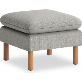 HON® Parkwyn Square Reception Ottoman 23"W x 23"D x 17-1/2"H Gray