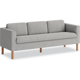 HON® Parkwyn Reception Upholstery Fabric Sofa 77"W x 26-3/4"D x 29"H Gray