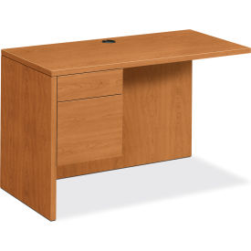 Hon Company HON10516LCC HON® Return Desk, Left - 48" - Harvest - 10500 Series image.