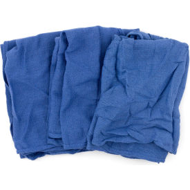 Hospeco 539-05 Reclaimed Surgical Huck Towels, 100 Cotton, Blue, 5 Lbs.- 539-05 image.