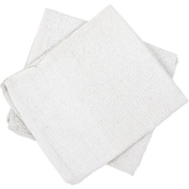 Hospeco® Counter Cloth/Bar Mop White Cotton 60 Towels/Case