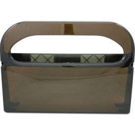 Hopseco® Health Gards Toilet Seat Cover Dispenser Half-Fold 16"W x 3.25"D x 11.5"H Smoke