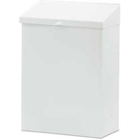 HOSPECO® Feminine Hygiene Waste Receptacle Metal White