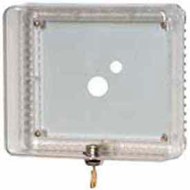 RESIDEO TG511A1000 Honeywell Medium Universal Thermostat Guard W/ Clear Cover And Base Opaque Wallplate TG511A1000 image.