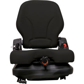 Concentric Heavy Duty Seat w/ Low Profile Suspension & Operator Presence Switch Vinyl Black 