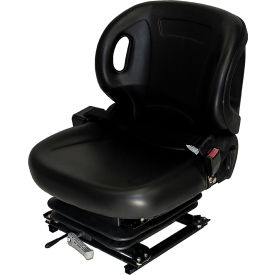 Concentric™ 390 Series High Profile Seat with Soft Suspension & Slide Rails Foam Black