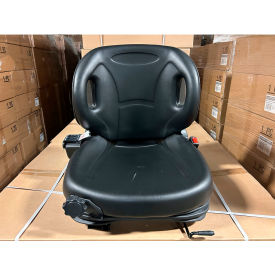 Concentric™ 390 Series High Profile Seat with Suspension & Slide Rails Foam Black