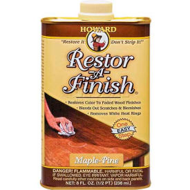 Howard Products, Inc RF2008 Howard Restor-A-Finish Maple-Pine 8 oz. Can 12/Case image.