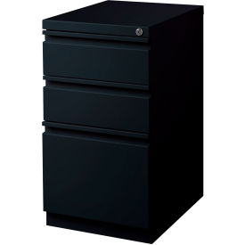 Hirsh Industries Inc 18575 Hirsh Industries® 20" Deep Box/Box/File Mobile Pedestal - Black image.