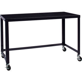 Hirsh Industries Inc 21113****** Hirsh Industries® Steel Industrial 48" Mobile Desk in Black image.