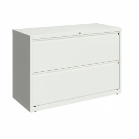 Hirsh Industries Inc 23704 Hirsh Industries®42" Wide 2-Drawer Lateral File Cabinet - White image.