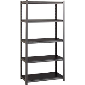 Iron Horse 5 Shelf Standard Duty Boltless Shelving Starter 36"W x 18"D x 72"H Laminate Deck