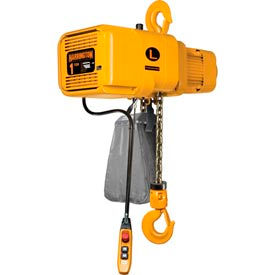 Harrington Hoists & Cranes NER003SD-15-208V Harrington NER003SD-15 NER Dual Speed Electric Chain Hoist - 1/4 Ton, 15 Lift, 36/6 ft/min, 208V image.