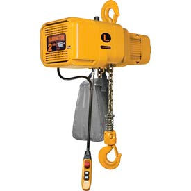 Harrington Hoists & Cranes NER020CD-10-208V Harrington NER020CD-10 NER Dual Speed Electric Chain Hoist - 2 Ton, 10 Lift, 7/1 ft/min, 208V image.