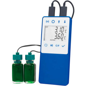 American Biotech ABS-WF-DDL-18 American Biotech Supply Dual Probe Temperature Monitoring Device with WiFi Transfer image.
