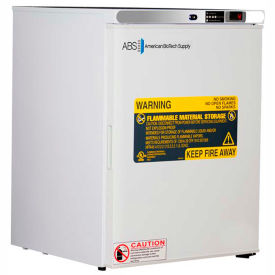 American Biotech ABT-FRP-04 ABS Premier Undercounter Freestanding Flammable Storage Refrigerator, 5 Cu. Ft. image.