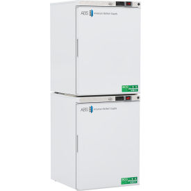 American Biotech ABT-HC-RFC1020 ABS Laboratory Solid Door 5.2 Cu. Ft. Refrigerator/Solid Door 4 Cu. Ft. Freezer (-20) image.