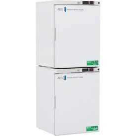 American Biotech ABT-HC-RFC1040 ABS Laboratory Solid Door 5.2 Cu. Ft. Refrigerator/Solid Door 4 Cu. Ft. Freezer (-40) image.