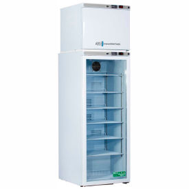 American Biotech ABT-HC-RFC12G American Biotech Supply Premier Refrigerator & Freezer Combination, 12.2 Cu. Ft., Solid/Glass image.