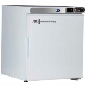 American Biotech ABT-HC-UCFS-0104 ABS Premier Countertop Freestanding Refrigerator, 1 Cu. Ft., Solid Door image.