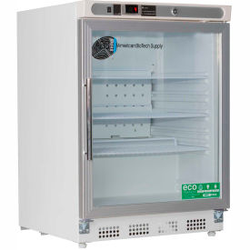 American Biotech ABT-HC-UCBI-0404G American Biotech Supply Premier Built-In Undercounter Refrigerator, 4.6 Cu. Ft., Glass Door image.