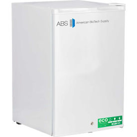 American Biotech ABT-HC-UCFS-0420W American Biotech Supply Standard Freestanding Undercounter Freezer, 4 Cu. Ft., Solid Door image.