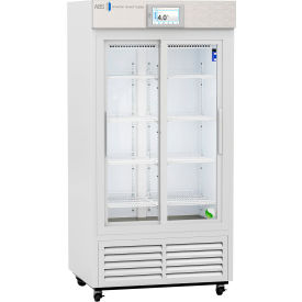 American Biotech Supply Touchscreen Laboratory Refrigerator 33 Cu. Ft. Capacity Glass Door 