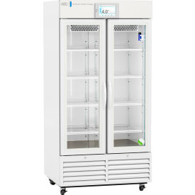 American Biotech Supply Touchscreen Laboratory Refrigerator 36 Cu. Ft. Capacity Glass Door 