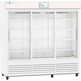 American Biotech Supply Touchscreen Laboratory Refrigerator 69 Cu. Ft. Capacity Glass Door 