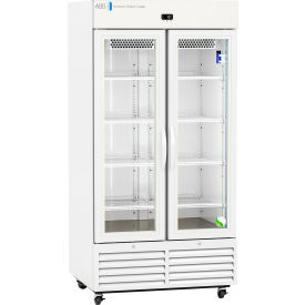 American Biotech Supply Standard Laboratory Refrigerator 36 Cu. Ft. Capacity Glass Door 
