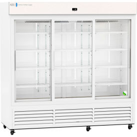 American Biotech Supply Standard Laboratory Refrigerator 69 Cu. Ft. Capacity Glass Door 