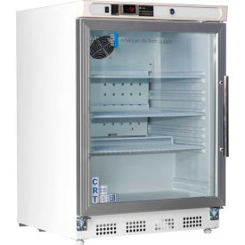 American Biotech CRT-ABT-HC-UCBI-0404G-LH ABS Built-In Undercounter Controlled Room Temperature Cabinet, 4.6 Cu.Ft., Left Hinged Glass Door image.