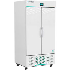 American Biotech NSWDR362WWS-0 CorePoint Scientific White Diamond Laboratory and Medical Refrigerator 36 Cu. Ft., Solid Door image.