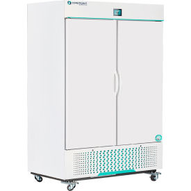 American Biotech NSWDR492WWS-0 CorePoint Scientific White Diamond Laboratory & Medical Refrigerator, 49 Cu. Ft., Solid Door image.