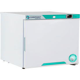 American Biotech PF021WWW-0M CorePoint Scientific White Diamond Countertop Manual Defrost Freezer, 1.7 Cu.Ft, Right Hinged image.
