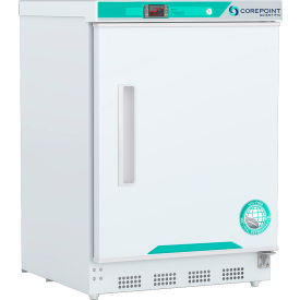CorePoint Scientific White Diamond Built-In Undercounter Freezer 4.2. CuFt Solid Door/Right Hinge 